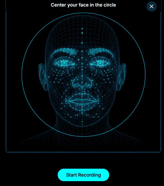 Record a video interface