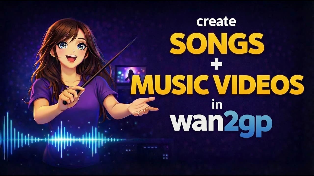 Create Songs & Music Videos in wan2gp