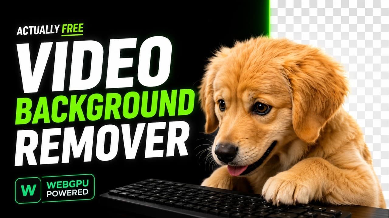 🎬 Free Video Background Remover — No Signup, No Paywall