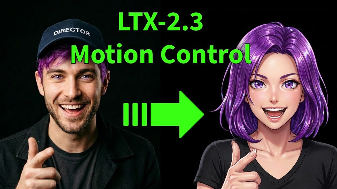 🎬 Animate characters with LTX-2.3 Motion Control (Step-by-Step Tutorial on Wan2GP)